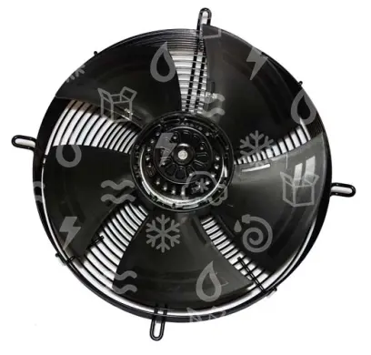 ventilátor sací, d = 350 mm, 1~230V, 50/60 Hz, 6 pol, EBM PAPST